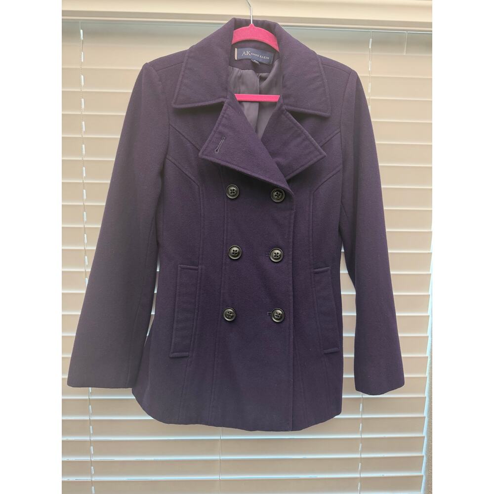 Anne Klein Wool Blend Peacoat Women’s Small